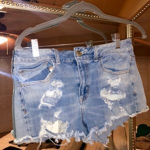 American Eagle distressed shorts